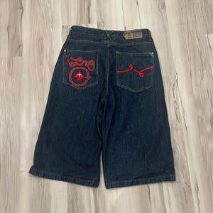 Vintage LRG baggy embroidered jorts